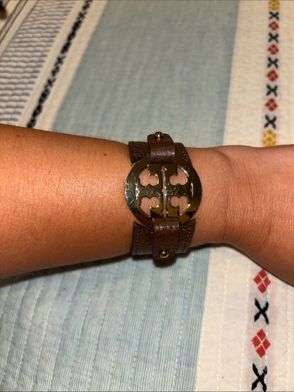 Tory Burch leather bracelet